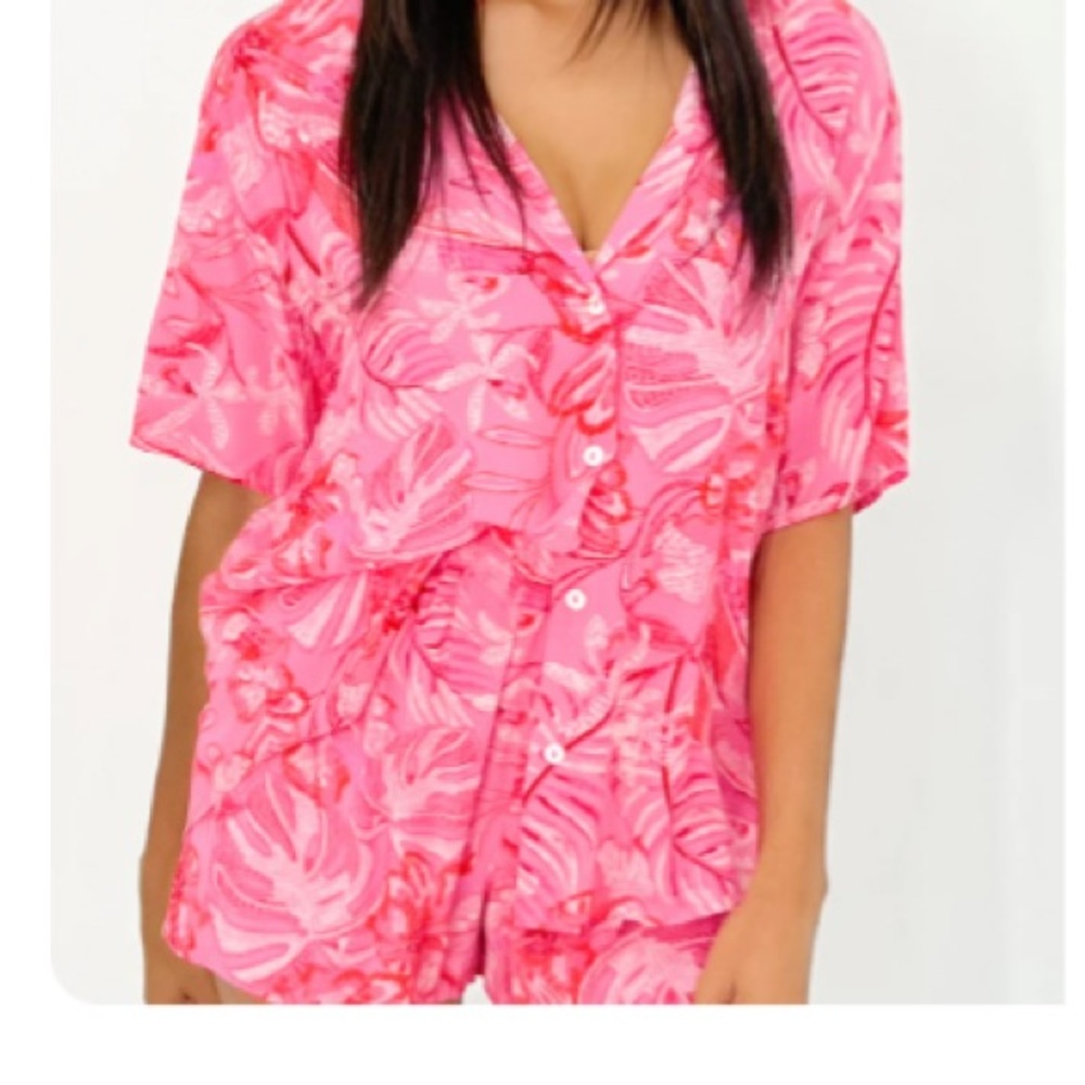 Paloma Button Down Top & Paper Bag Shorts from Shop Talulah